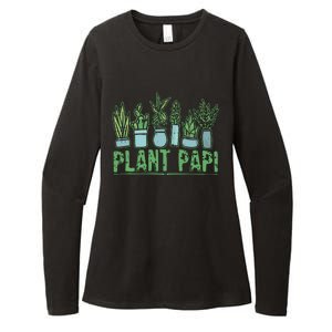 Plant Papi Daddy Father Gardener Gardening Fathers Day Womens CVC Long Sleeve Shirt