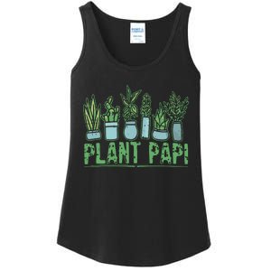 Plant Papi Daddy Father Gardener Gardening Fathers Day Ladies Essential Tank