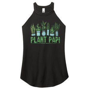 Plant Papi Daddy Father Gardener Gardening Fathers Day Women's Perfect Tri Rocker Tank