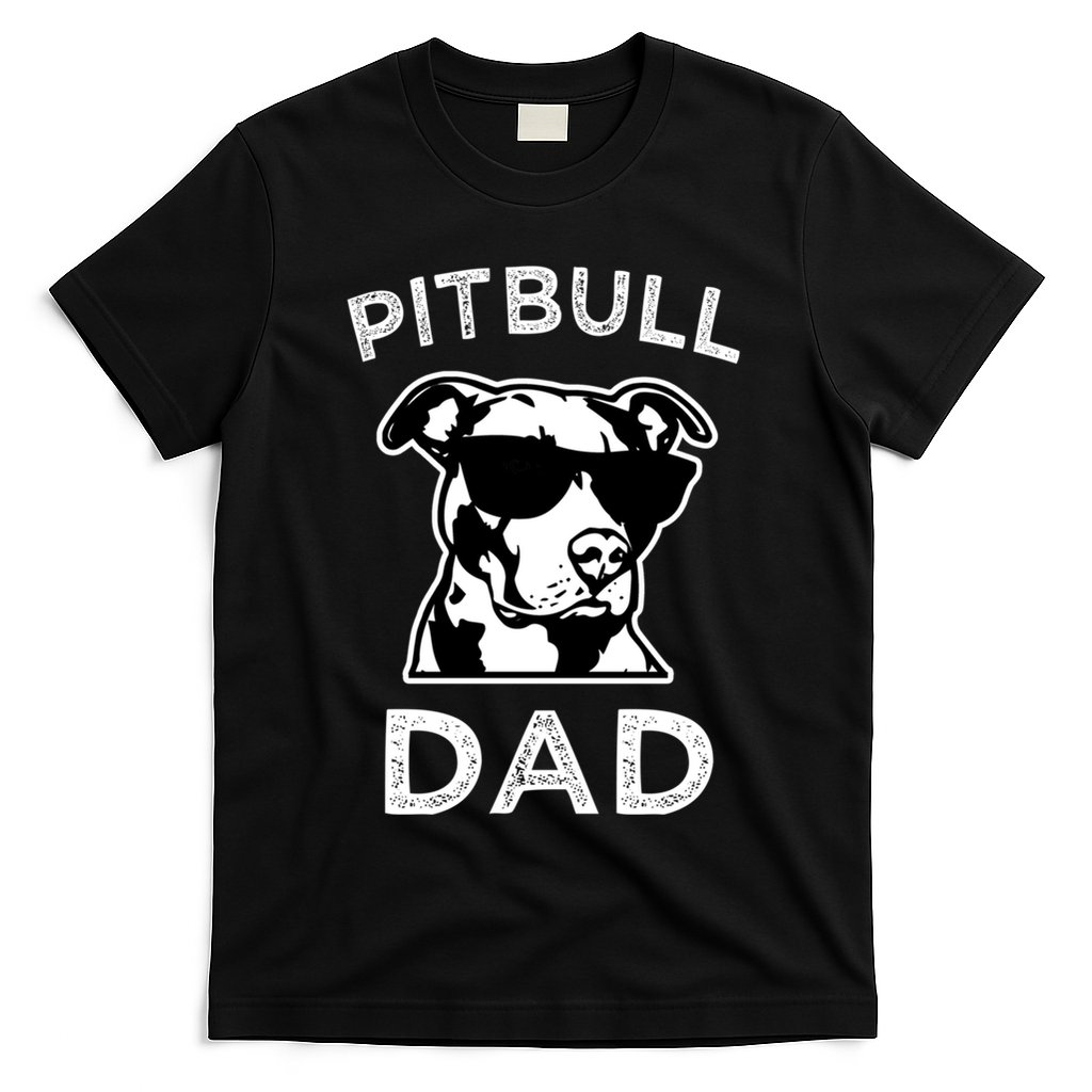 Proud Pitbull Dads Dog Dad Funny Hoodie Sweater T-Shirt