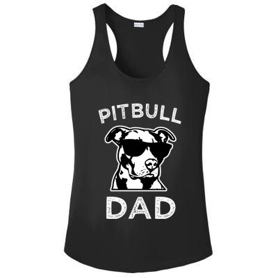 Proud Pitbull Dads Dog Dad Funny Hoodie Sweater Ladies PosiCharge Competitor Racerback Tank