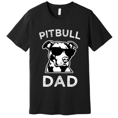 Proud Pitbull Dads Dog Dad Funny Hoodie Sweater Premium T-Shirt