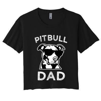 Proud Pitbull Dads Dog Dad Funny Hoodie Sweater Crop Top
