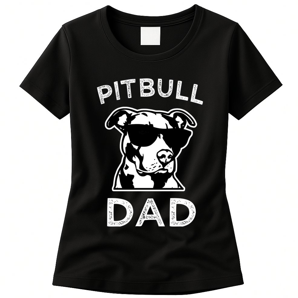 Proud Pitbull Dads Dog Dad Funny Hoodie Sweater Womens T-Shirt