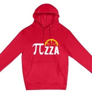 Pizza Pi Day Funny Math Gift Premium Pullover Hoodie