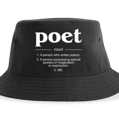 Poet Poet Definition Sustainable Bucket Hat