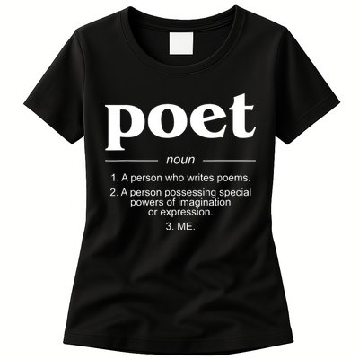 Poet Poet Definition Womens T-Shirt