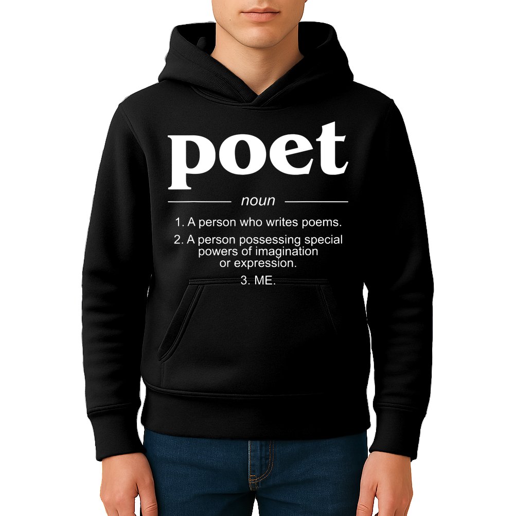 Poet Poet Definition Kids Hoodie