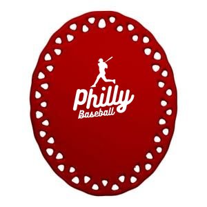 Phillies Philly Dancing On My Own Philadelphia Baseball Ceramic Oval Ornament