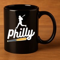 Phillies Philly Dancing On My Own Philadelphia Baseball 11oz C Handle Ceramic Mug