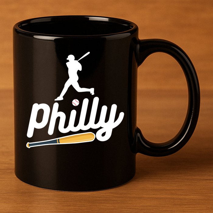 Phillies Philly Dancing On My Own Philadelphia Baseball 11oz C Handle Ceramic Mug