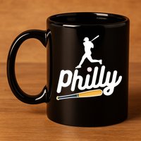 Phillies Philly Dancing On My Own Philadelphia Baseball 11oz C Handle Ceramic Mug