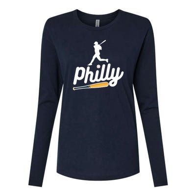 Phillies Philly Dancing On My Own Philadelphia Baseball Womens Cotton Relaxed Long Sleeve T-Shirt