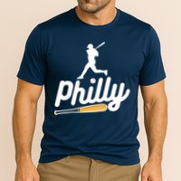 Phillies Philly Dancing On My Own Philadelphia Baseball Cooling Performance Crew T-Shirt