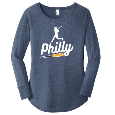 Phillies Philly Dancing On My Own Philadelphia Baseball Women's Perfect Tri Tunic Long Sleeve Shirt