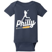 Phillies Philly Dancing On My Own Philadelphia Baseball Baby Bodysuit