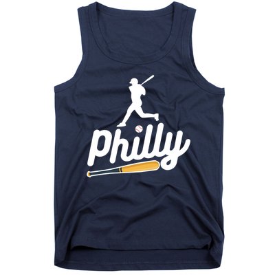 Phillies Philly Dancing On My Own Philadelphia Baseball Tank Top