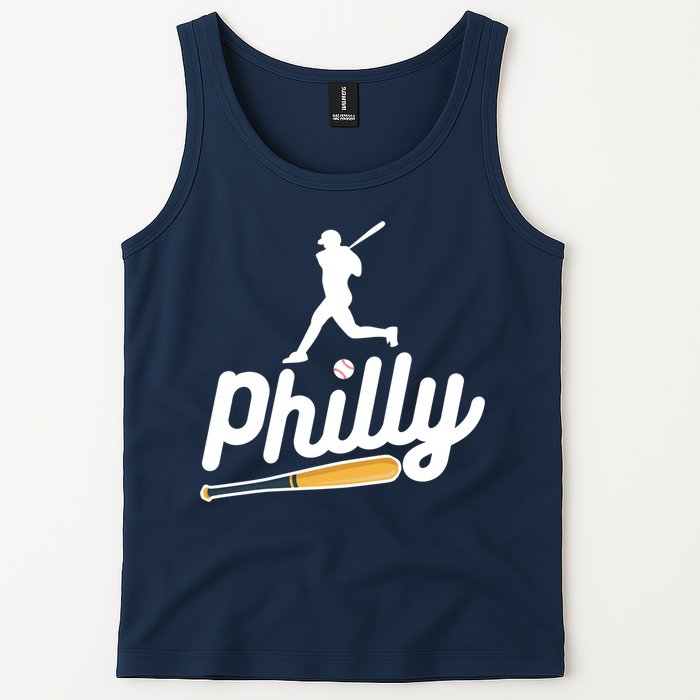 Phillies Philly Dancing On My Own Philadelphia Baseball Tank Top