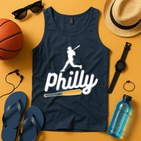 Phillies Philly Dancing On My Own Philadelphia Baseball Tank Top