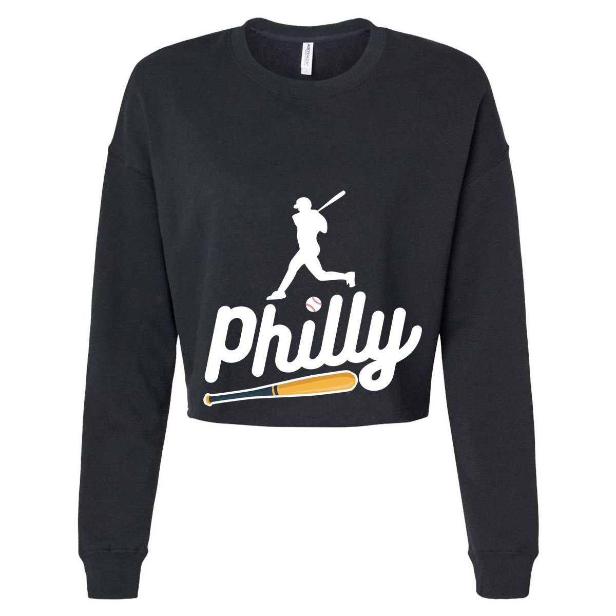 Phillies Philly Dancing On My Own Philadelphia Baseball Women's Crop Top Tee