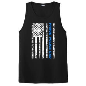 Proud Police Dad Cute Gift PosiCharge Competitor Tank