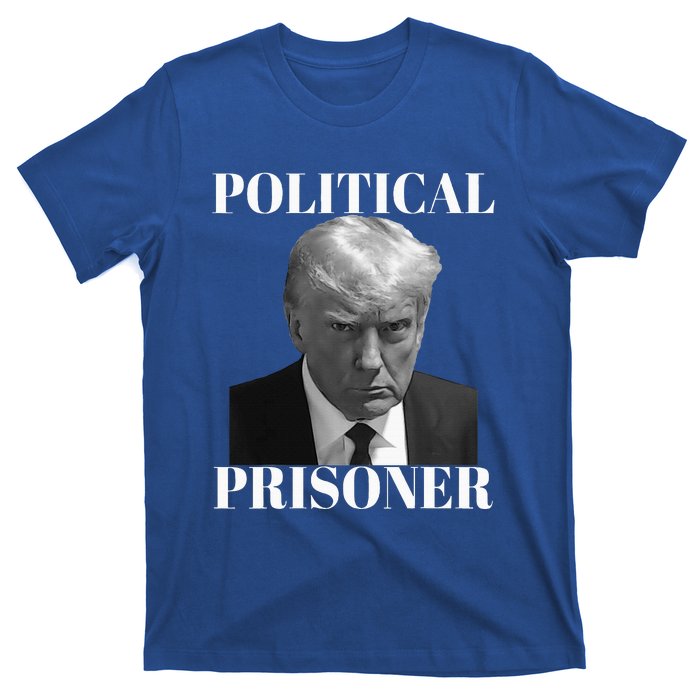 Political Prisoner Donald J Trump Black & White Mugshot Djt T-Shirt