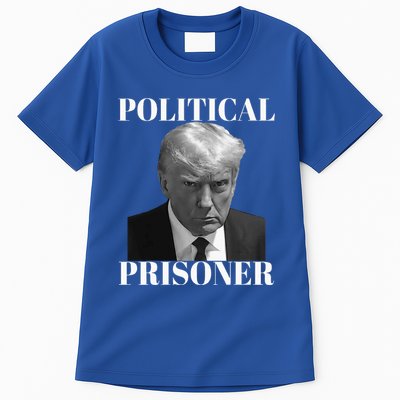 Political Prisoner Donald J Trump Black & White Mugshot Djt Tall T-Shirt