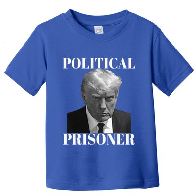 Political Prisoner Donald J Trump Black & White Mugshot Djt Toddler T-Shirt