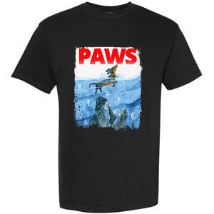 Paws Paw Dachshund Dog Retro Garment-Dyed Heavyweight T-Shirt