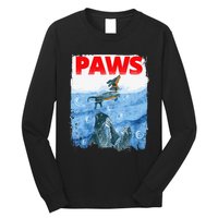 Paws Paw Dachshund Dog Retro Long Sleeve Shirt