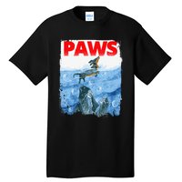 Paws Paw Dachshund Dog Retro Tall T-Shirt