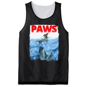 Paws Paw Dachshund Dog Retro Mesh Reversible Basketball Jersey Tank