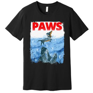 Paws Paw Dachshund Dog Retro Premium T-Shirt