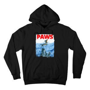 Paws Paw Dachshund Dog Retro Tall Hoodie