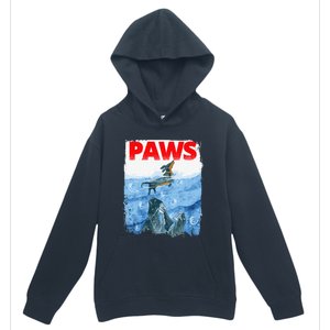 Paws Paw Dachshund Dog Retro Urban Pullover Hoodie