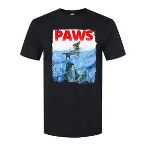 Paws Paw Dachshund Dog Retro Softstyle CVC T-Shirt