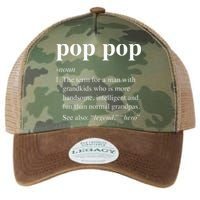 Pop Pop Definition Funny Poppop Dictionary Legacy Tie Dye Trucker Hat