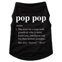 Pop Pop Definition Funny Poppop Dictionary Doggie Tank