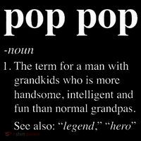 Pop Pop Definition Funny Poppop Dictionary City Backpack