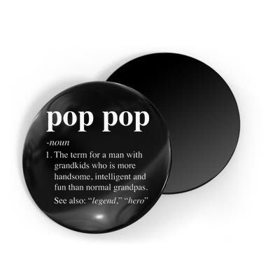 Pop Pop Definition Funny Poppop Dictionary Magnet
