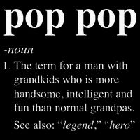 Pop Pop Definition Funny Poppop Dictionary Mousepad