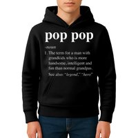 Pop Pop Definition Funny Poppop Dictionary Kids Hoodie
