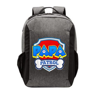 Papa Patrol Dog Funny Gift Birthday Party Vector Backpack