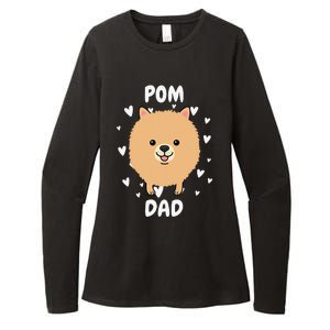 Pom Pomeranian Dad Papa Daddy Pa Father For Father’s Day Womens CVC Long Sleeve Shirt