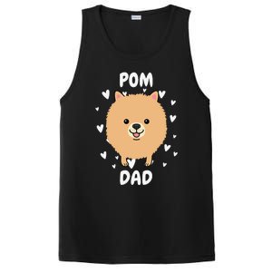 Pom Pomeranian Dad Papa Daddy Pa Father For Father’s Day PosiCharge Competitor Tank