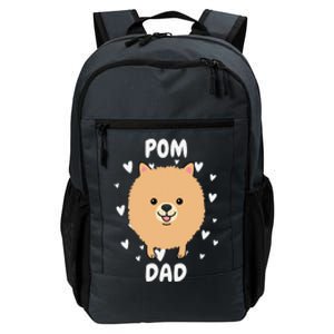 Pom Pomeranian Dad Papa Daddy Pa Father For Father’s Day Daily Commute Backpack