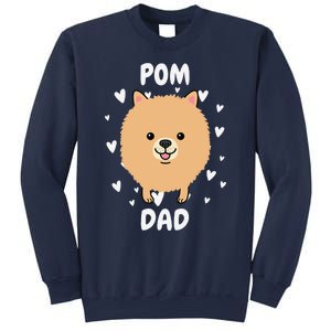 Pom Pomeranian Dad Papa Daddy Pa Father For Father’s Day Sweatshirt