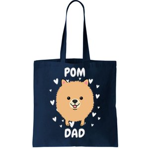 Pom Pomeranian Dad Papa Daddy Pa Father For Father’s Day Tote Bag