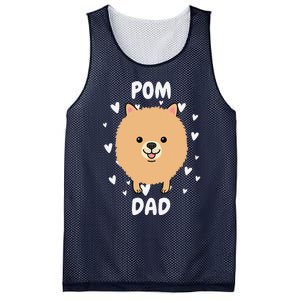 Pom Pomeranian Dad Papa Daddy Pa Father For Father’s Day Mesh Reversible Basketball Jersey Tank