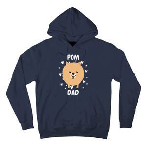 Pom Pomeranian Dad Papa Daddy Pa Father For Father’s Day Tall Hoodie